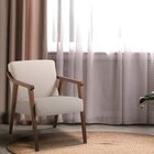 Poltrona Decorativa Madeira Maciça Jequitibá Assento Com Pers