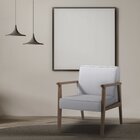 Poltrona Decorativa Madeira Maciça Jequitibá Assento Com Pers