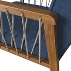 Poltrona Decorativa Madeira Maciça Jequitibá Assento Com Pers