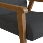 Poltrona Decorativa Madeira Maciça Jequitibá Assento Com Pers