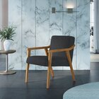 Poltrona Decorativa Madeira Maciça Jequitibá Assento Com Pers