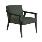 Poltrona Decorativa Madeira Maciça Jequitibá Assento Com Pers