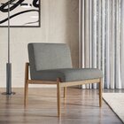 Poltrona Decorativa Madeira Maciça Jequitibá Assento Com Pers