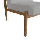 Poltrona Decorativa Madeira Maciça Jequitibá Assento Com Pers