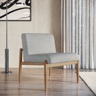 Poltrona Decorativa Madeira Maciça Jequitibá Assento Com Pers