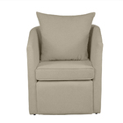 Poltrona Decorativa Manuela Boucle Bege  - Montanaris Decor