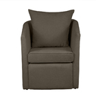 Poltrona Decorativa Manuela Boucle Marrom - Montanaris Decor