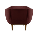 Poltrona Decorativa Marcela Veludo Marsala Dal Poz Estofados