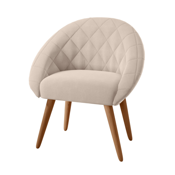 Poltrona Decorativa Maricá Inca Areia