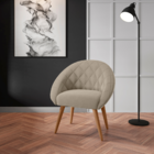 Poltrona Decorativa Maricá Inca Castor