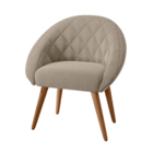 Poltrona Decorativa Maricá Inca Castor