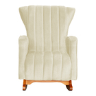 Poltrona Decorativa Melinda Pés Balanço Suede Cores - Ds Esto