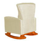 Poltrona Decorativa Melinda Pés Balanço Suede Cores - Ds Esto