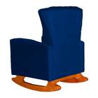 Poltrona Decorativa Melinda Pés Balanço Suede Cores - Ds Esto