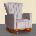 Poltrona Decorativa Melinda Pés Balanço Veludo Cores - Ds Est