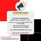 Poltrona Decorativa Melinda Pés Palito Linho Cores - Ds Estof