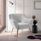 Poltrona Decorativa Mendes Linha Cinza