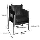 Poltrona Decorativa Milão Luxo Dora Bela Cor 0128