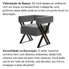 Poltrona Decorativa Mirela Pés De Metal Estilo Industrial Lin