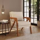 Poltrona Decorativa Moderna Luxo Para Sala Escritório Xangai