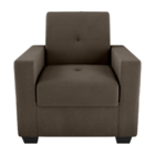 Poltrona Decorativa Múrcia Veludo Maserati Marrom