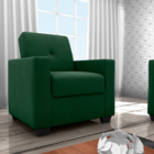 Poltrona Decorativa Múrcia Veludo Maserati Verde