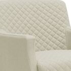 Poltrona Decorativa Nagoya Base Orby Veludo Bege G15 - Gran B