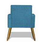 Poltrona Decorativa Nina - Azul Turquesa Azul Turquesa