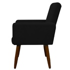 Poltrona Decorativa Nina Cadeira Escritório Recepção Wdecor C