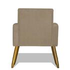 Poltrona Decorativa Nina - Cappuccino Cappuccino