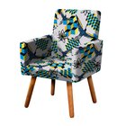 Poltrona Decorativa Nina Estampado Beija Flor D23 – D'rossi