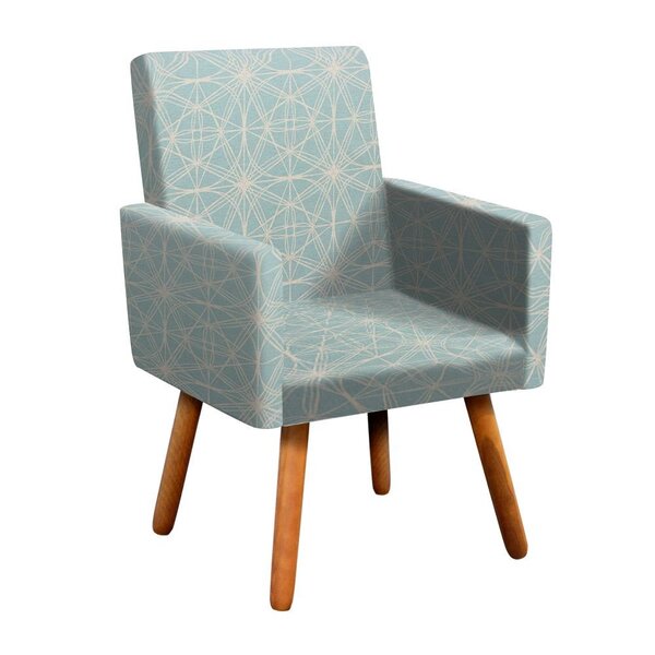 Poltrona Decorativa Nina Estampado Raia Azul D63 – D'rossi