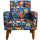 Poltrona Decorativa Nina Infantil Para Quarto Infantil Suede