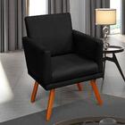 Poltrona Decorativa Nina Luxo Preta - Adonai Estofados