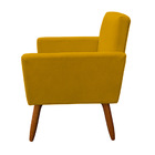 Poltrona Decorativa Nina Para Sala E Quarto Suede - Jylcrom -