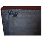 Poltrona Decorativa Nina Pés Madeira Suede Marsala