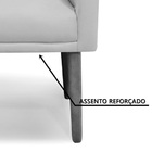 Poltrona Decorativa Nina Suede Cappuccino - Meulardecor