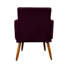 Poltrona Decorativa Nina Veludo De Madeira Speciale Home