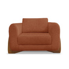 Poltrona Decorativa Nuvina Boucle Terracota - Loja Sheep