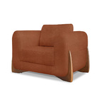 Poltrona Decorativa Nuvina Boucle Terracota - Loja Sheep