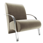 Poltrona Decorativa Olinda Para Sala Recepção Com Braços Alum