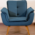 Poltrona Decorativa Opala Azul Marinho