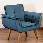 Poltrona Decorativa Opala Azul Marinho