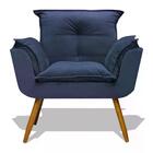 Poltrona Decorativa Opala - Azul Marinho Azul Marinho