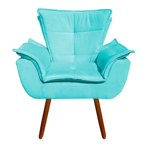 Poltrona Decorativa Opala Suede Azul Turquesa D Rossi Leroy Merlin Poltrona opalla azul tiffany, fabricamos com todo carinho e atenção para que a qualidade ande sempre com a perfeição! poltrona decorativa opala suede azul turquesa d rossi