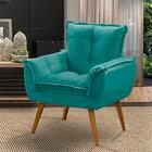 Poltrona Decorativa Opala Suede Tiffany