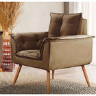 Poltrona Decorativa Opala Veludo Star Confort