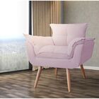 Poltrona Decorativa Opalla Platinum Decor Lilas