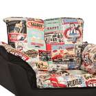 Poltrona Decorativa Opalla Suede Preto