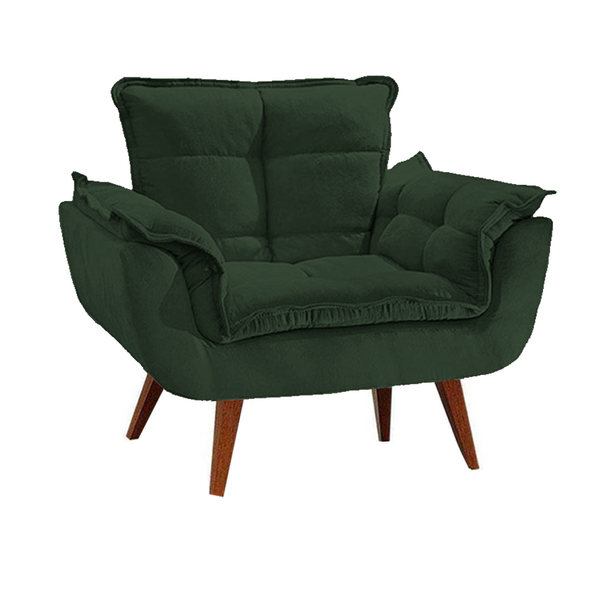 Poltrona Decorativa Opalla Verde